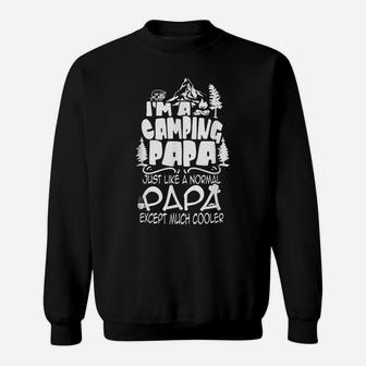 Funny Camping Clothes, Campfire Shirt I'm A Camping Papa Sweatshirt | Crazezy