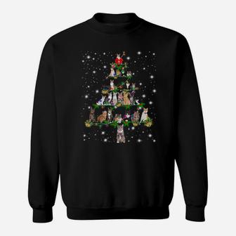 Funny Cats Christmas Tree Tee Ornament Decor Gift Sweatshirt | Crazezy