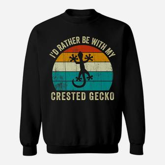 Funny Crested Gecko Lover Reptile Owner Kids Sweatshirt | Crazezy DE