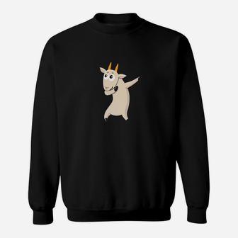 Funny Dabbing Goat Pet Dab Dance Animal Lover Gift Sweatshirt | Crazezy DE