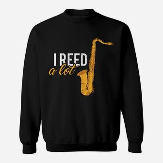 Funny Saxophonist Gift Jazz Musical Instrument Saxophone Sweatshirt | Crazezy