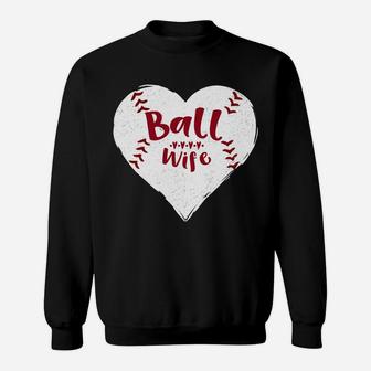 Funny Softball Wife Baseball Mothers Day Ideas Sweatshirt | Crazezy