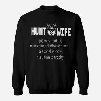 Funny Trophy Wife Hunting Tshirt For Hunter Wives Sweatshirt | Crazezy AU