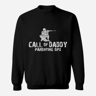 Gamer Dad Call Of Daddy Parenting Ops Funny Father's Day Sweatshirt | Crazezy