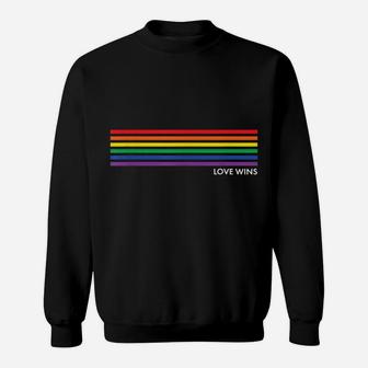 Gay Pride Rainbow Equality Gift Sweatshirt | Crazezy
