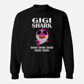 Gigi Shark Doo Doo Shirt Funny Gigi Christmas Gift Xmas Sweatshirt | Crazezy UK