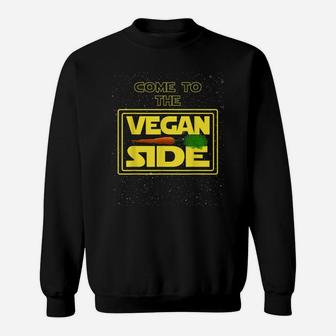 Go Vegan Universe - Come To The Vegan Side Sweatshirt | Crazezy