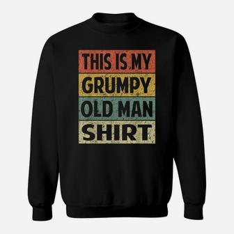 Grumpy Shirt Funny Retro Grumpy Old Man Veteran Sweatshirt | Crazezy