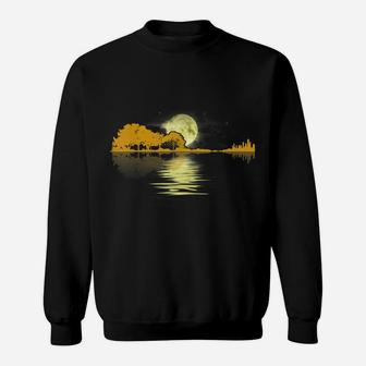 Guitar Lake Shadow Love Guitar Sweatshirt | Crazezy UK