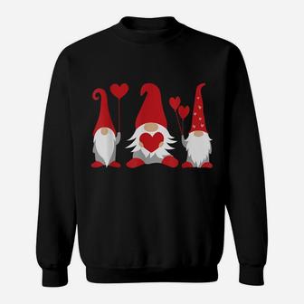 Heart Gnome Valentine's Day Couple Matching Boys Girls Kids Sweatshirt | Crazezy CA