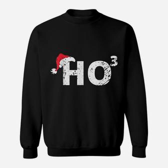 Ho3 Cubed Christmas Ho-Ho-Ho Math Teacher Funny Gift Ho-3 Sweatshirt | Crazezy