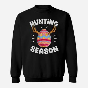 Hunting Season Easter T Shirt Egg Hunter Women Men Kids Boys Sweatshirt | Crazezy