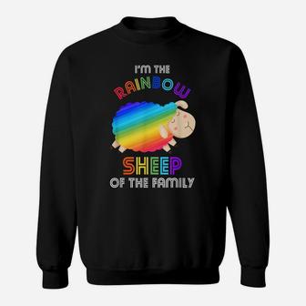 Im The Rainbow Sheep Of The Family Sheep Sweatshirt | Crazezy DE
