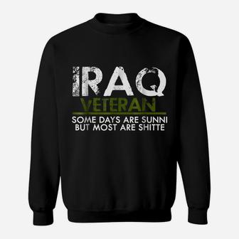 Iraq Veteran T-Shirt Funny Vet Tee Military Sweatshirt | Crazezy