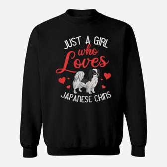 Japanese Chin Dog Gift Puppies Owner Lover Sweatshirt | Crazezy CA