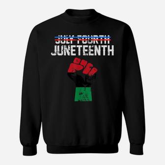 Juneteenth Shirt Black History American African Freedom Day Sweatshirt | Crazezy