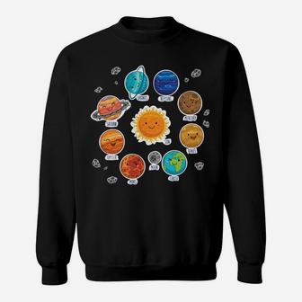 Just A Boy Who Loves Planets & Solar System Space Science Sweatshirt | Crazezy