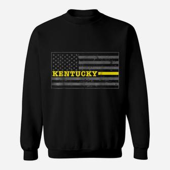 Kentucky Tow Truck Driver Shirt Thin Yellow Line Shirt Sweatshirt | Crazezy UK