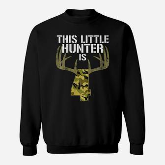 Kids 4Th Birthday Hunting T Shirt Boys Funny Deer Hunter Gift Tee Sweatshirt | Crazezy