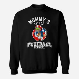 Kids Football Boys Mommys Little Football Player Sweatshirt | Crazezy UK
