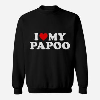 Kids I Love My Papoo Shirt Toddler, Boy, Girl, Youth, Baby Sweatshirt | Crazezy CA