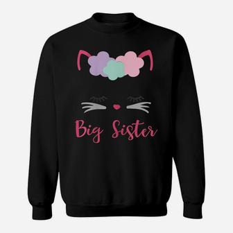 Kitty Cat Big Sister Shirt I'm Going To Be A Big Sister Tee Sweatshirt | Crazezy UK