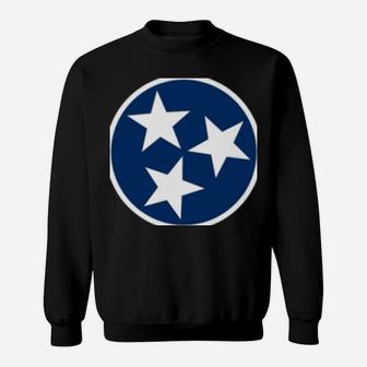 Knoxville Sweatshirt Cute Blue & White Tennessee Flag Knox Sweatshirt | Crazezy DE