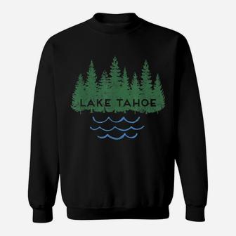 Lake Tahoe California Nevada Outdoor Lake Trees Sweatshirt | Crazezy UK