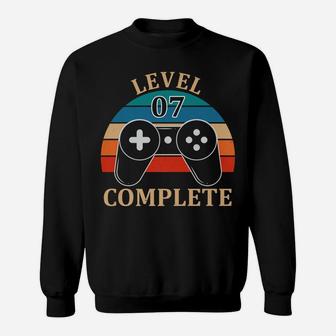 Level 7 Complete 7Th Wedding Anniversary Vintage Sweatshirt | Crazezy CA
