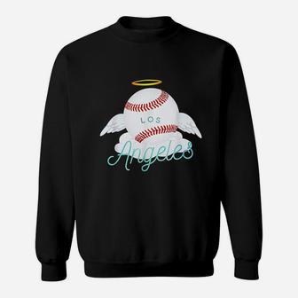 Los Angeles Ball Cool Baseball Team Design Sweatshirt | Crazezy