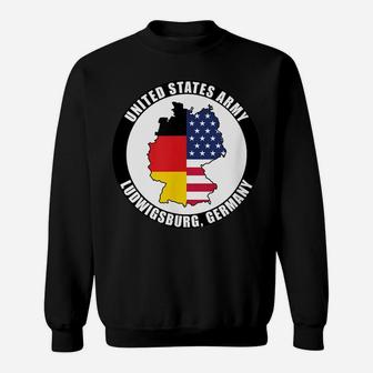 Ludwigsburg Germany United States Army Military Veteran Gift Sweatshirt | Crazezy
