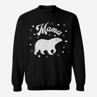 Mama Bear Family Christmas Pajama Xmas Pyjamas PJ's Sweatshirt | Crazezy