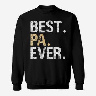 Mens Best Pa Graphic Pa Gift From Granddaughter Grandson Sweatshirt | Crazezy