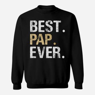 Mens Best Pap Graphic Pap Gift From Granddaughter Grandson Sweatshirt | Crazezy DE