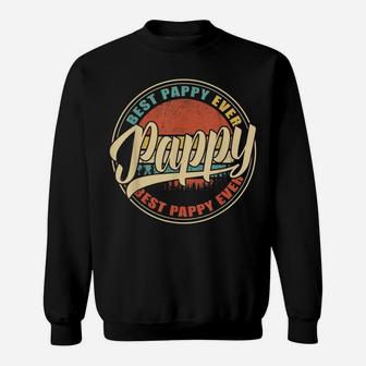 Mens Best Pappy Ever Funny Xmas Dad Papa Grandpa Christmas Gifts Sweatshirt | Crazezy