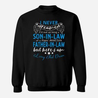 Mens Birthday Gift From Father-In-Law To Son-In-Law Sweatshirt | Crazezy DE