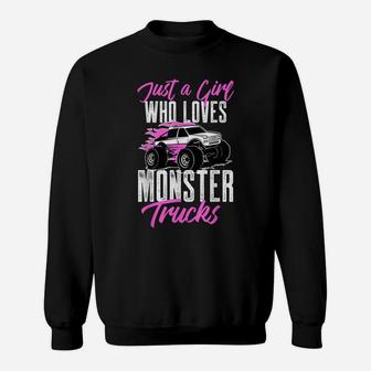 Monster Truck Shirt For Girls Who Loves Monster Trucks Sweatshirt | Crazezy CA