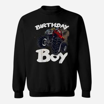Monster Truck T Shirt Funny Birthday Boy Gift Sweatshirt | Crazezy UK