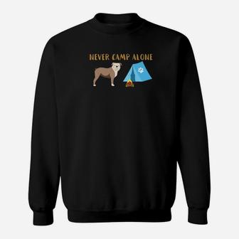Old English Bulldog Shirt Tent Camping Dog Sweatshirt | Crazezy