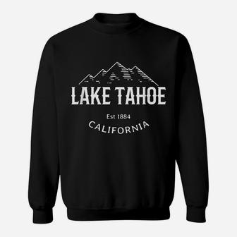 Original Lake Tahoe California Sierra Nevada Graphic Design Sweatshirt | Crazezy DE