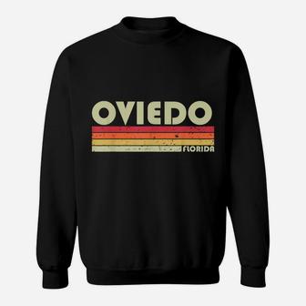 Oviedo Fl Florida Funny City Home Roots Gift Retro 70S 80S Sweatshirt | Crazezy