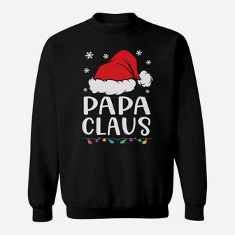 Papa Claus Shirt, Family Matching Papa Claus Pajama Sweatshirt | Crazezy