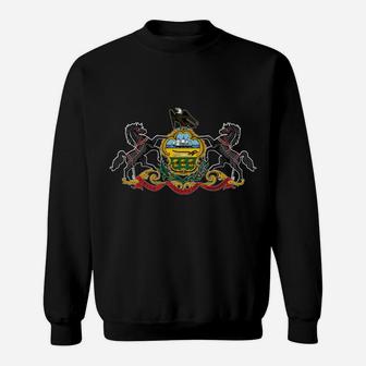 Pennsylvania Flag Sweatshirt Vintage Retro State Flag Hoodie Sweatshirt | Crazezy AU