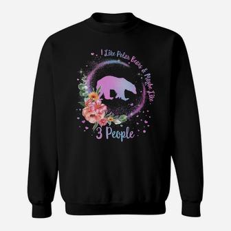 Polar Bear I Like Polar Bears Maybe 3 People Spirit Animal Sweatshirt | Crazezy