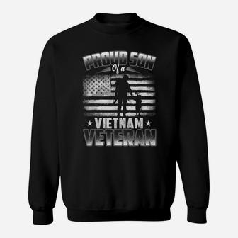 Proud Son Of A Vietnam Veteran - Patriotic Us Service Gift Sweatshirt | Crazezy UK