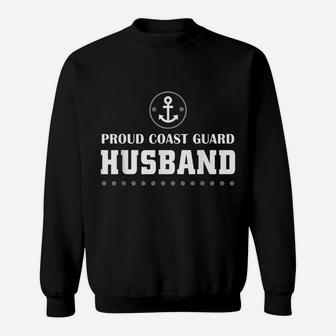 Proud US Coast Guard Husband - Proud Coast Guard Sweatshirt | Crazezy