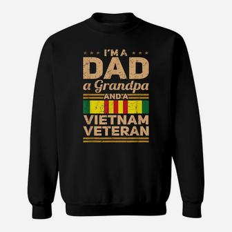 Proud Vietnam Veteran Flag & Military Veterans Day | Veteran Sweatshirt | Crazezy