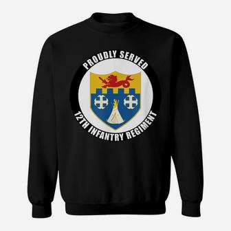Proudly Served 12Th Infantry Regiment Military Army Veteran Sweatshirt | Crazezy
