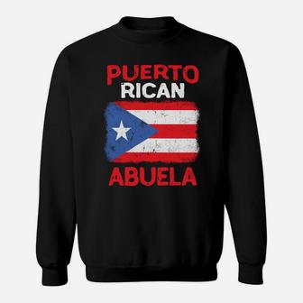 Puerto Rico Hoodie Sweatshirt Abuela Grandma Flag Mothers Sweatshirt | Crazezy