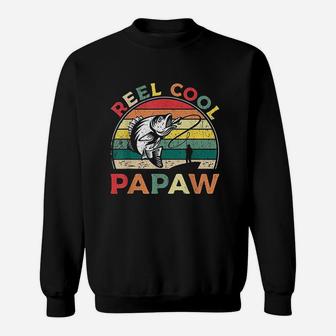 Reel Cool Papaw Vintage Bass Fishing Sweatshirt | Crazezy
